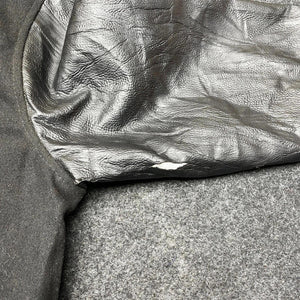 Black Cheer Power Varsity Jacket Men's Small