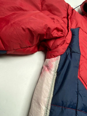 Vintage Starter Puffer Jacket – Red / Navy