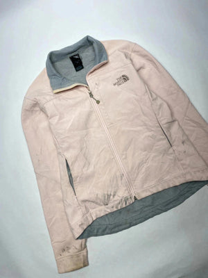 The North Face Women's Light Pink Full-Zip Fleece Jacket