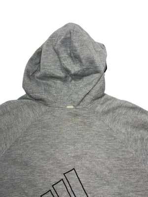 Vintage 90s Grey-Black Adidas Reverse Jacket Men's Large