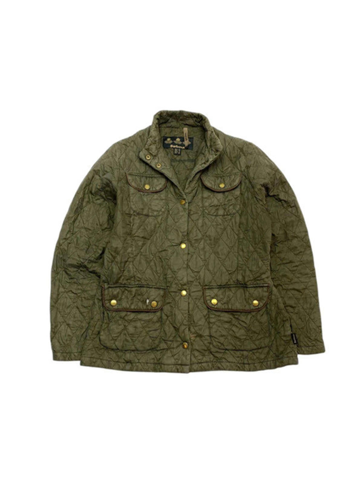 Green Barbour Quilted Jacket Women's Large