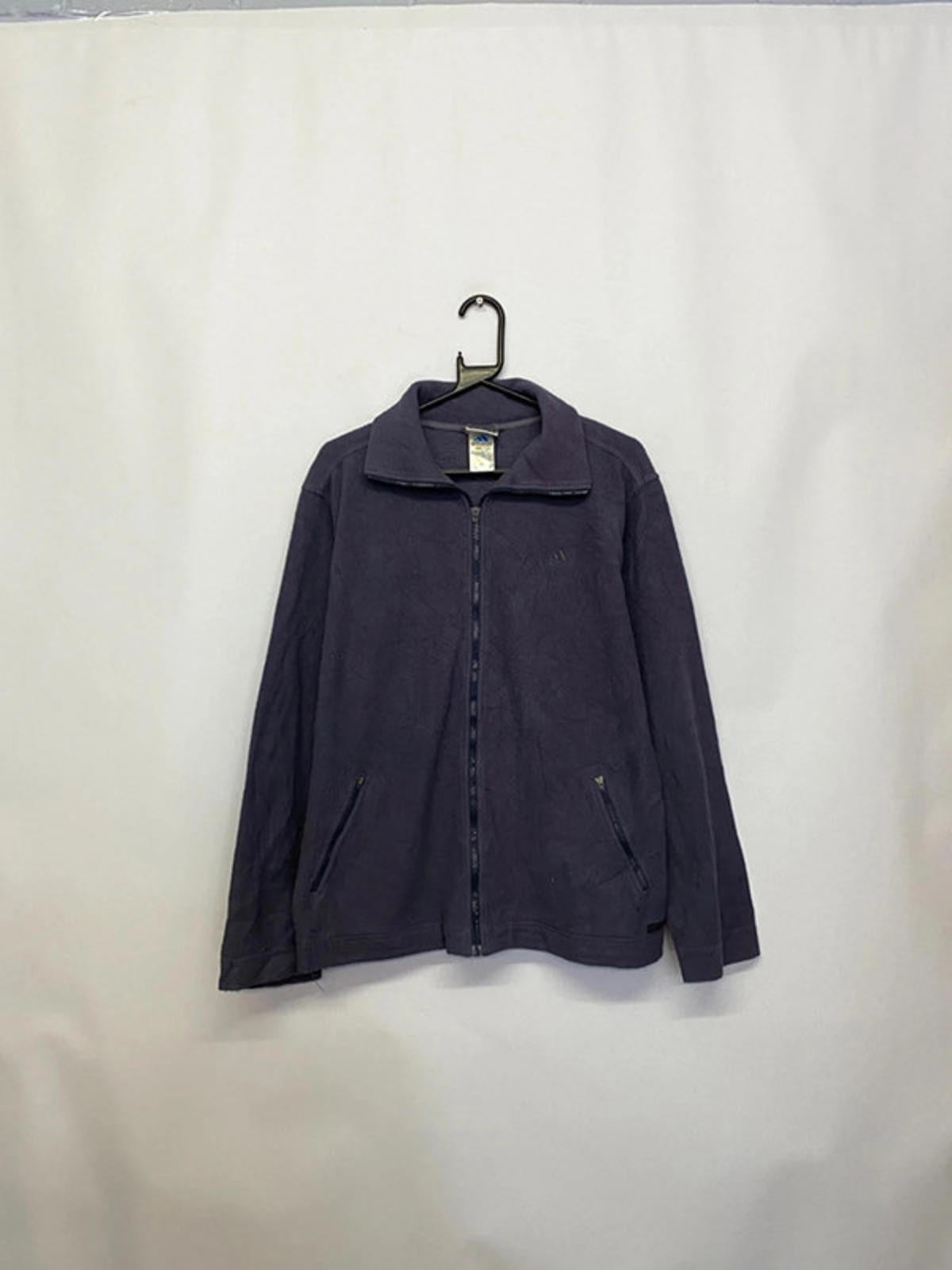 Adidas Vintage Purple Full Zip Fleece Jacket