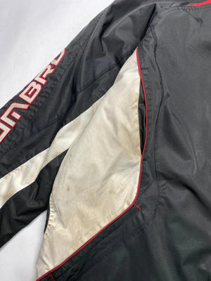 Umbro Black & Silver Hooded Winter Jacket (Men’s XL)