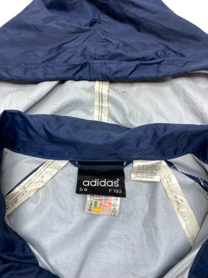 Adidas Vintage Navy Windbreaker Hooded Jacket (Men’s D8 / L)