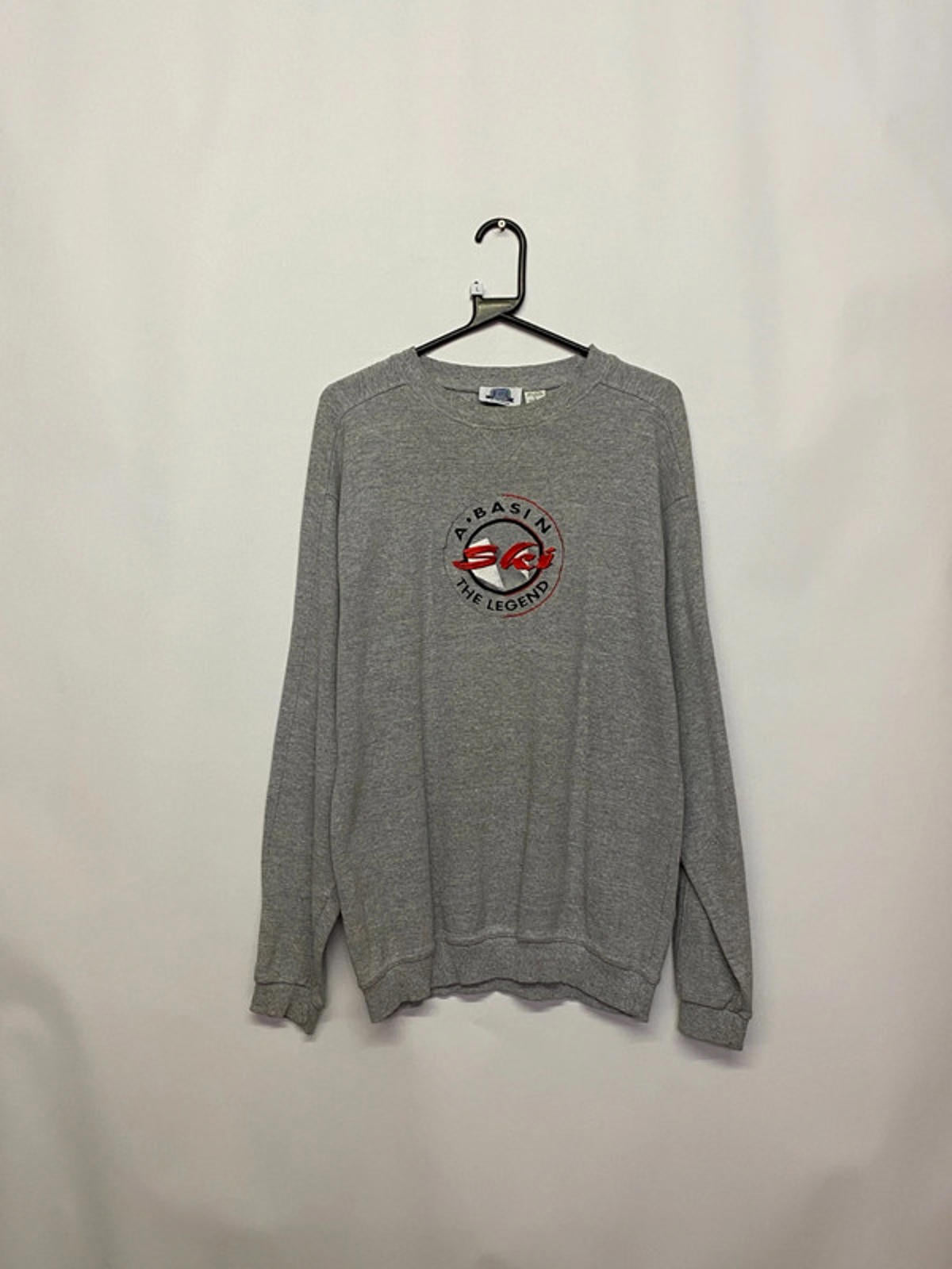 A-Basin “The Legend” Ski Resort Grey Crewneck Sweatshirt