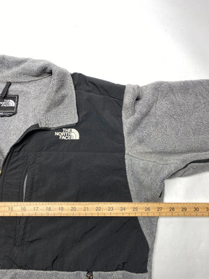 The North Face Men's Grey and Black Fleece Jacket
