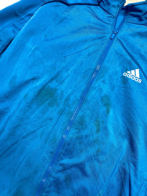 Adidas Blue 3-Stripes Track Jacket