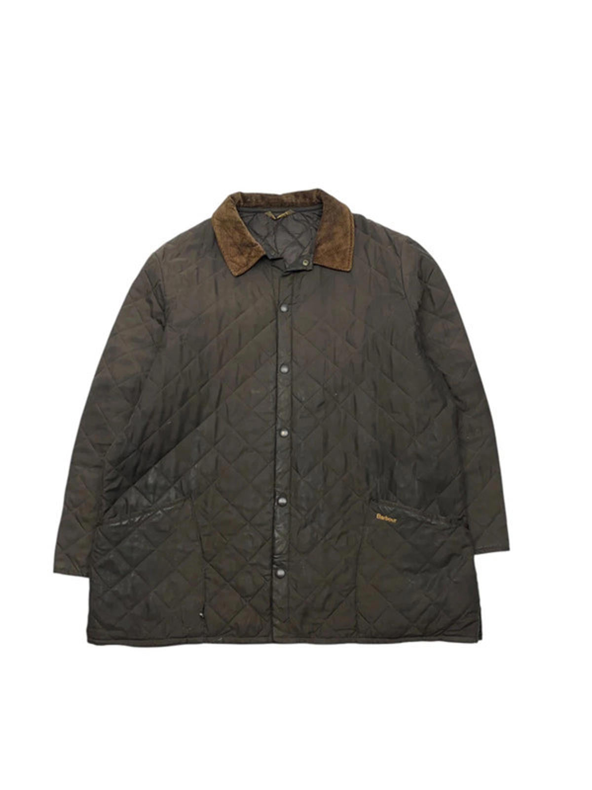 Brown Barbour Quilted Jacket Men's XXL