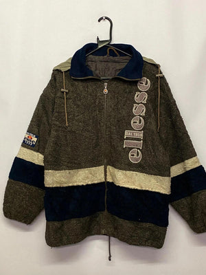 Vintage Ellesse Sherpa Fleece Zip Jacket (Men’s L)