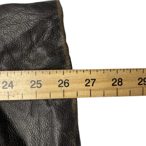 Black Leather Jacket Mne's Large