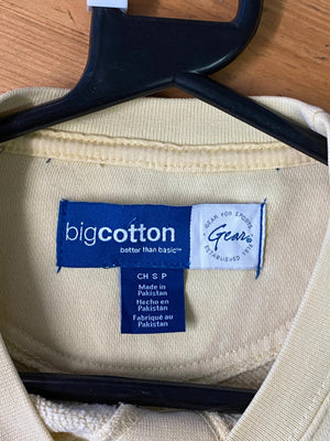 Big Cotton “Adirondacks” Yellow Crewneck Sweatshirt