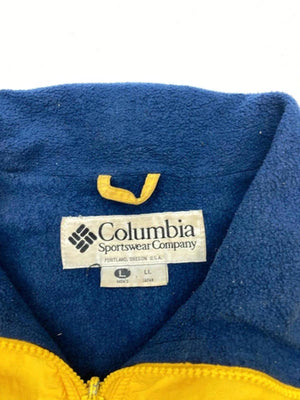 Vintage Columbia Sportswear Yellow Fleece-Lined Jacket