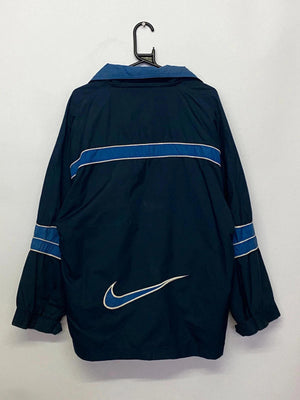 Vintage Nike Windbreaker Jacket Navy Blue/Blue – Size M