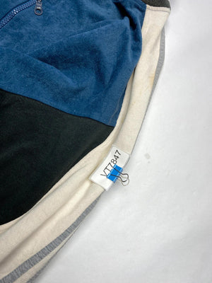 Adidas Vintage Blue and White Track Jacket