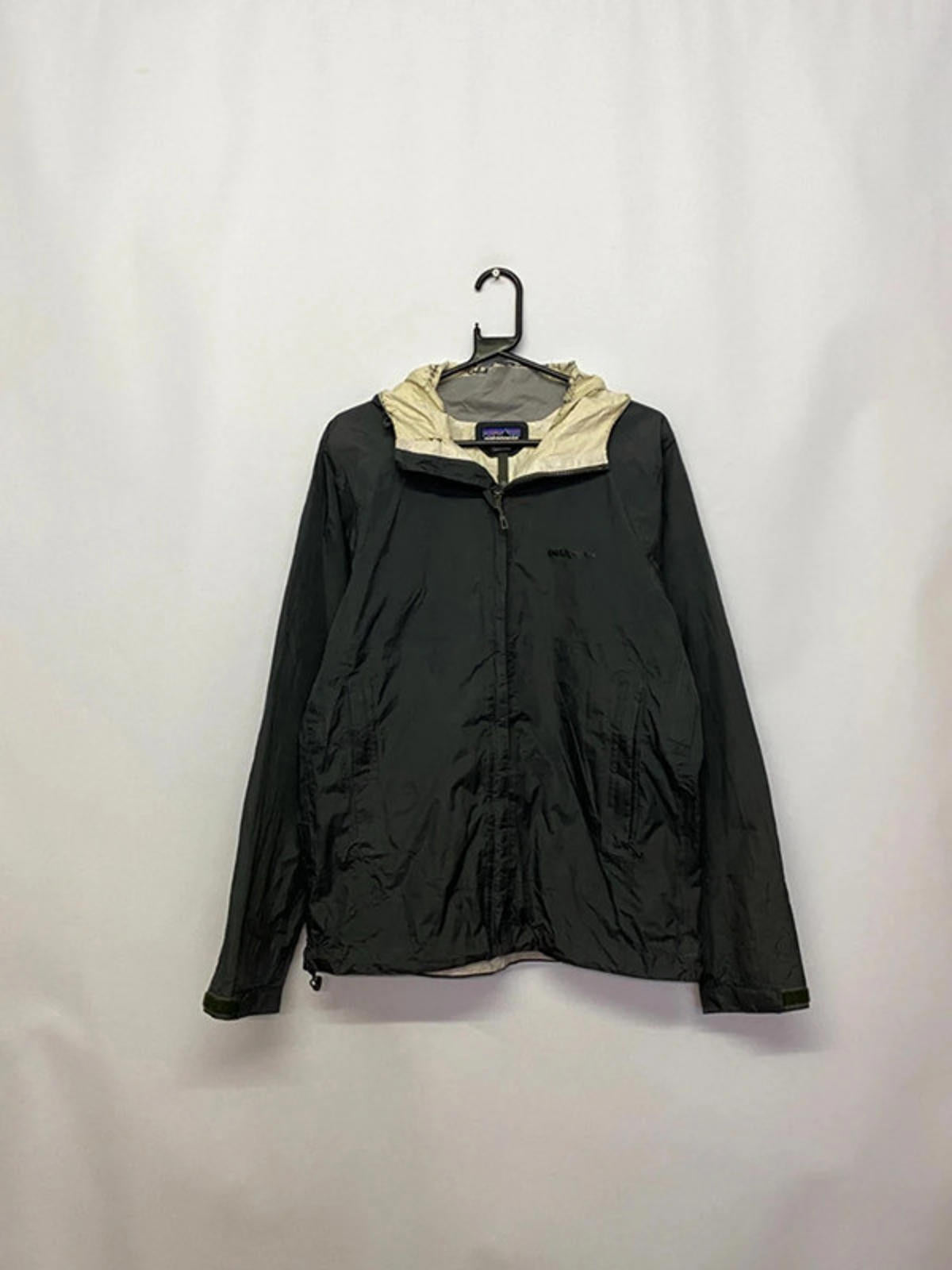Patagonia Black Waterproof Windbreaker Jacket