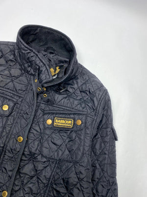 Barbour International Men's Quilted Jacket Black