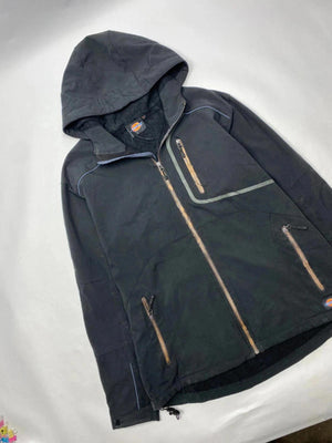 Dickies Men's Black Utility Jacket with Hood