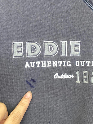 Eddie Bauer Logo Sweatshirt – Faded Black – Size M