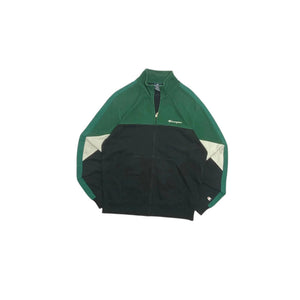 Green and Black Champion Track Jacket Women's Large