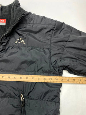 Kappa Black Puffer Jacket with Fleece Lining (Men’s L)