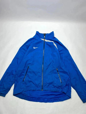 Nike Blue Windbreaker Jacket – Size M – Lightweight Sport Shell