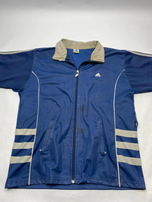 Adidas Vintage Navy & Grey Track Jacket (Men’s L)