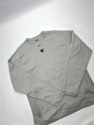 Nike Team Fit Therma Grey Long Sleeve Sweatshirt