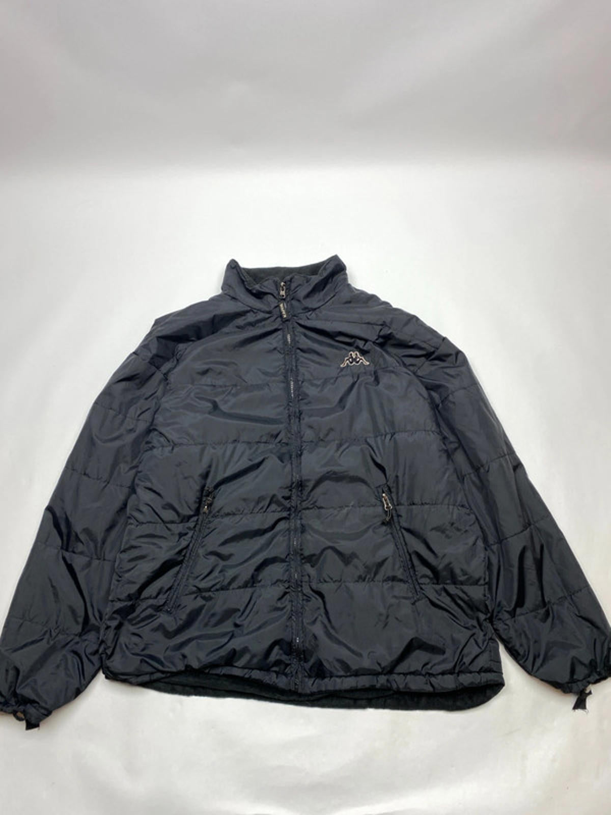 Kappa Black Puffer Jacket with Fleece Lining (Men’s L)