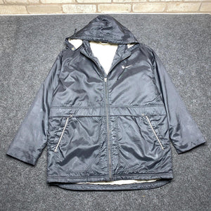 Black Nike Parka Jacket Men's Large