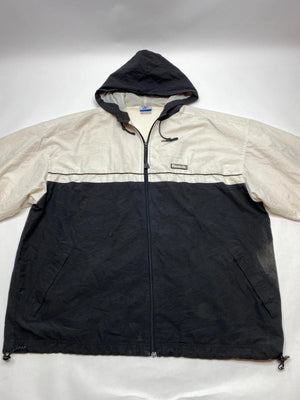 Reebok Vintage Two-Tone Hooded Windbreaker Jacket (Men’s XL/2XL)