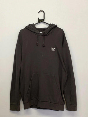 Adidas Originals Trefoil Hoodie – Washed Black – Size XL