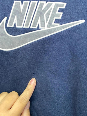 Vintage Nike Sweatshirt – Navy Blue Big Logo – Made in USA – Size XXL