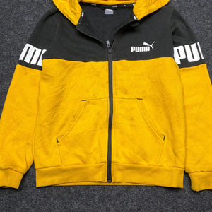 Yellow-Black Nike Zip-through Hoodie Youth's Medium