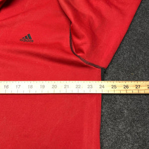 Red Adidas 1/4 Zip-up Sweater Women's XXL