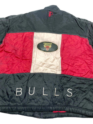 Black NBA Chicago Bulls Bomber Jacket Men's XL