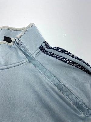 Adidas Vintage 1/4 Mock Neck Training Top – Light Blue