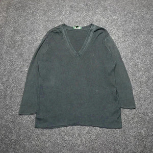 Black Ralph Lauren V-neck Jumper Men's XL