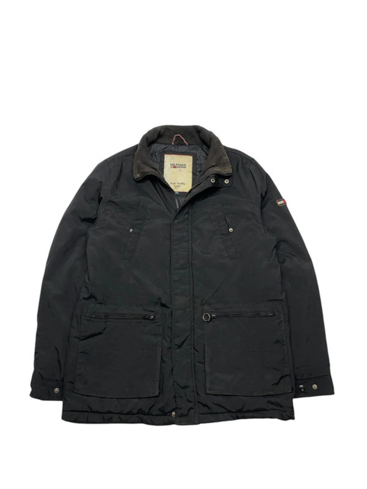 Black Hilfiger Denim Parka Men's XL
