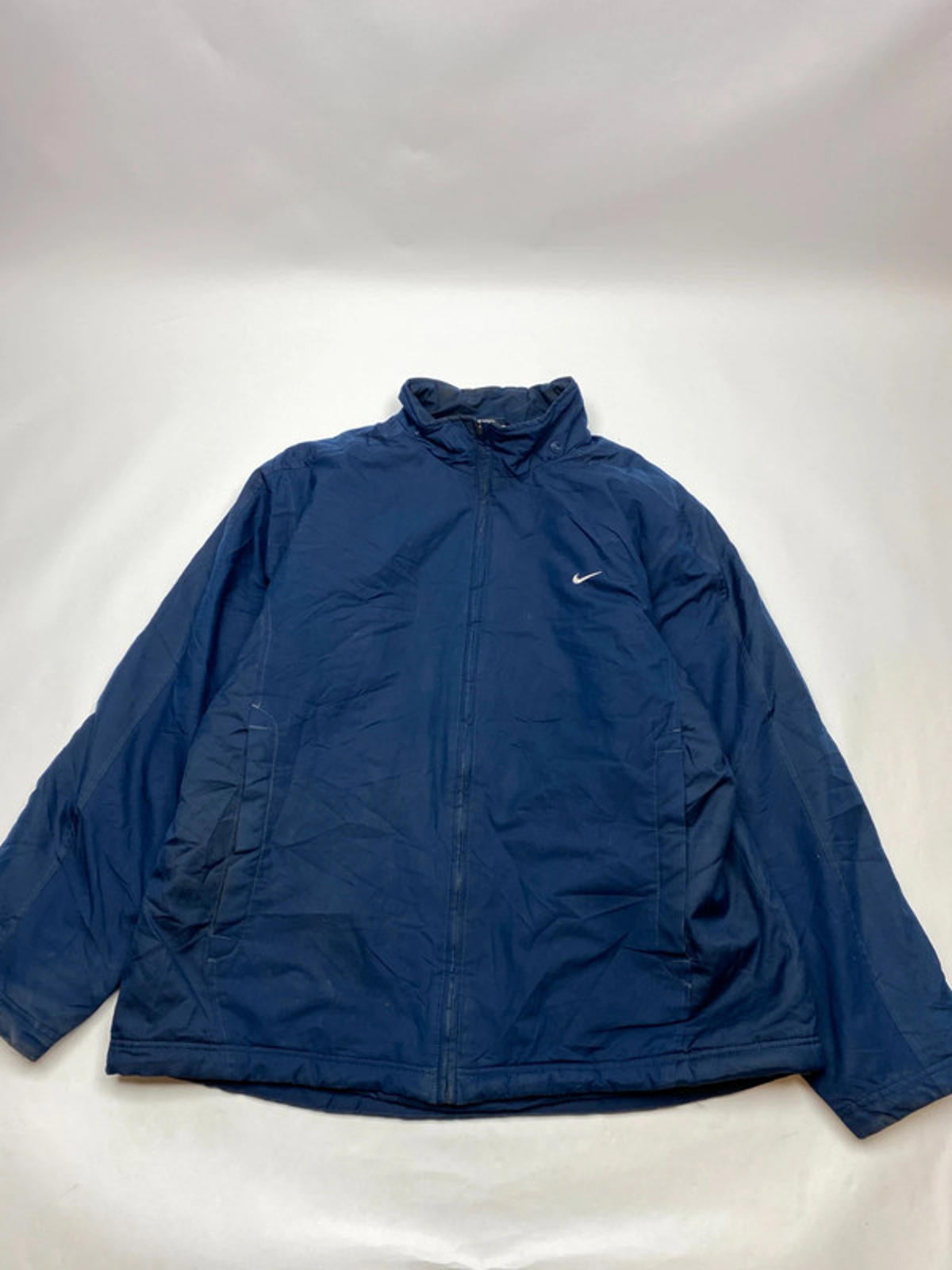 Nike Navy Blue Full-Zip Windbreaker Jacket