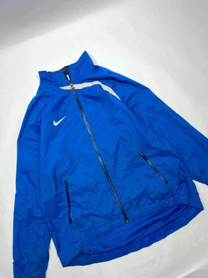 Nike Blue Windbreaker Jacket – Size M – Lightweight Sport Shell
