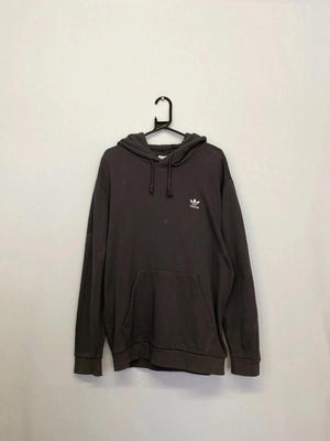 Adidas Originals Trefoil Hoodie – Washed Black – Size XL
