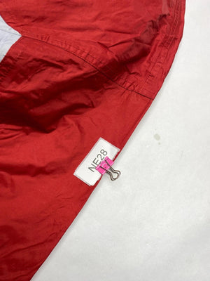 Adidas Red & Grey Windbreaker Jacket – Size L / 40