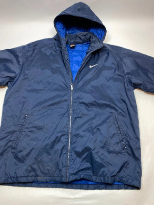Nike Navy Blue Puffer Windbreaker Jacket