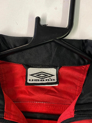 Vintage Umbro Red & Black Track Jacket