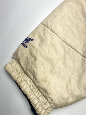 Helly Hansen Beige Puffer Jacket – Men’s L – Down Filled 80/20 – Vintage