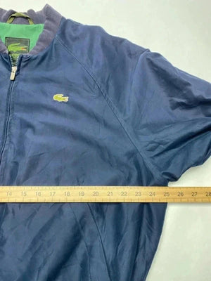 Vintage Lacoste Navy Bomber Jacket Full Zip