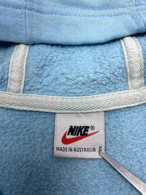 Vintage 90s Light Blue Nike Hoodie Women's Small