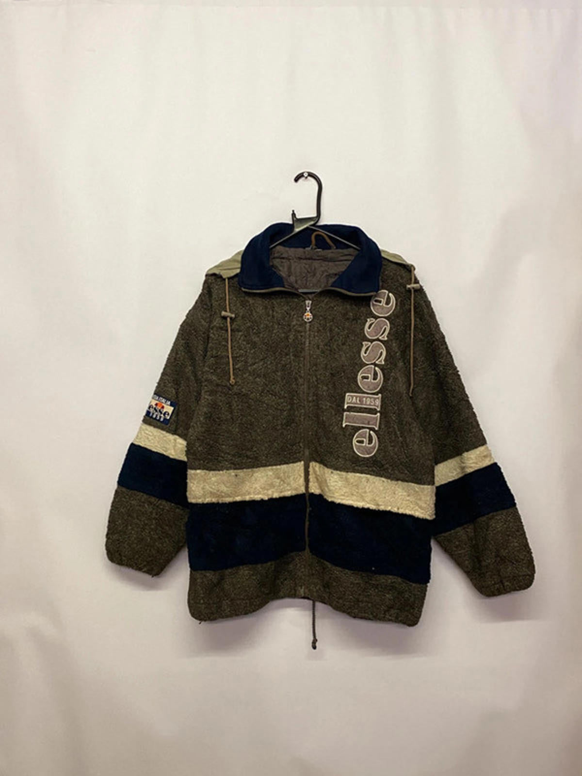 Vintage Ellesse Sherpa Fleece Zip Jacket (Men’s L)