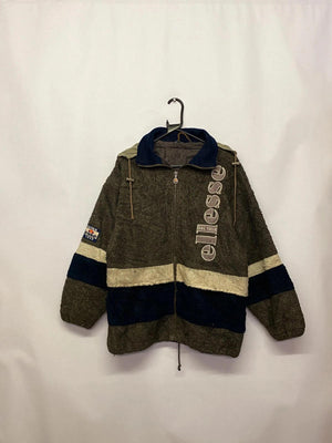 Vintage Ellesse Sherpa Fleece Zip Jacket (Men’s L)