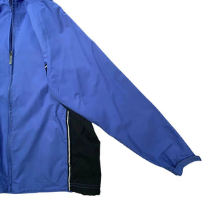 Blue and Black Reebok Windbreaker Women's Large